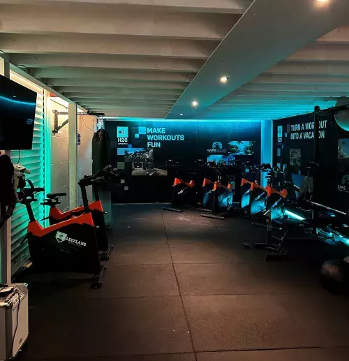 Foto van de sportruimte van Leeflang Virtual Sports